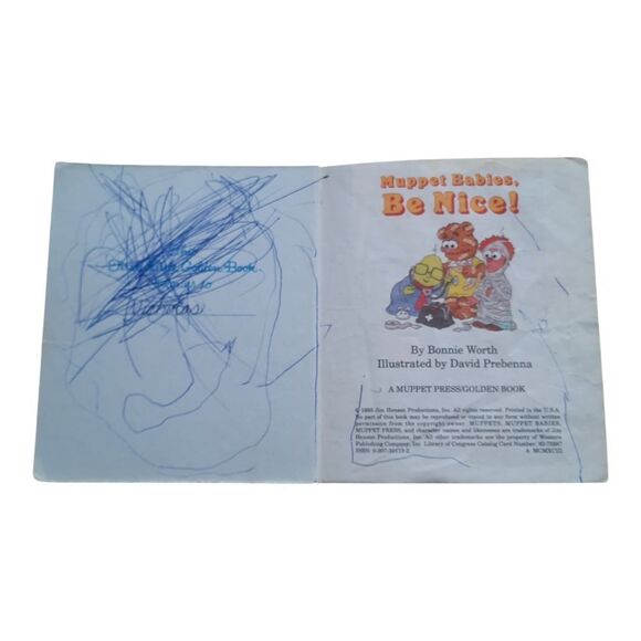 Muppet Babies Be Nice Book - Picture 4 of 4